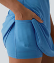SoftlyZero™ Plush Backless Active Dress-Easy Peezy Edition - Bonnie Blue
