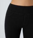 Halara Flex™ High Waisted Pocket Denim Casual Leggings - Black Denim