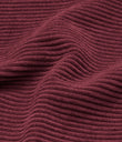 Mid Rise Zipper Pocket Corduroy Casual Pants - Pomegranate