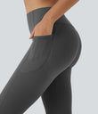 Halara UltraSculpt™ High Waisted Scrunch Butt Lifting Tummy Control Pocket Shaping Capri Training Leggings - Volcanic Ash