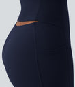 SoftlyZero™ Plush Backless Active Dress-Easy Peezy Edition - Peacoat