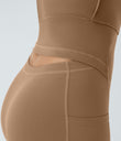 SoftlyZero™ Airy Backless Twisted Flare Low Support Dance Active Dress-Longer Length-Easy Peezy Edition A-D Cups - Tanzine