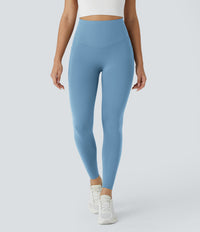 Halara UltraSculpt™ High Waisted Butt Lifting Tummy Control Pocket Shaping Workout Leggings - Whale Blue
