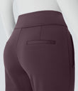 Halara Flex™ DayStretch Mid Rise Side Zipper Pocket Work Flare Pants - Dusky Evening purple