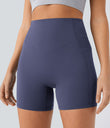 Halara UltraSculpt™ High Waisted Scrunch Butt Lifting Tummy Control Pocket Shaping Workout Biker Shorts 5'' - Mood Indigo