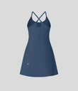 SoftlyZero™ Plush Backless Active Dress - Dark Turquoise