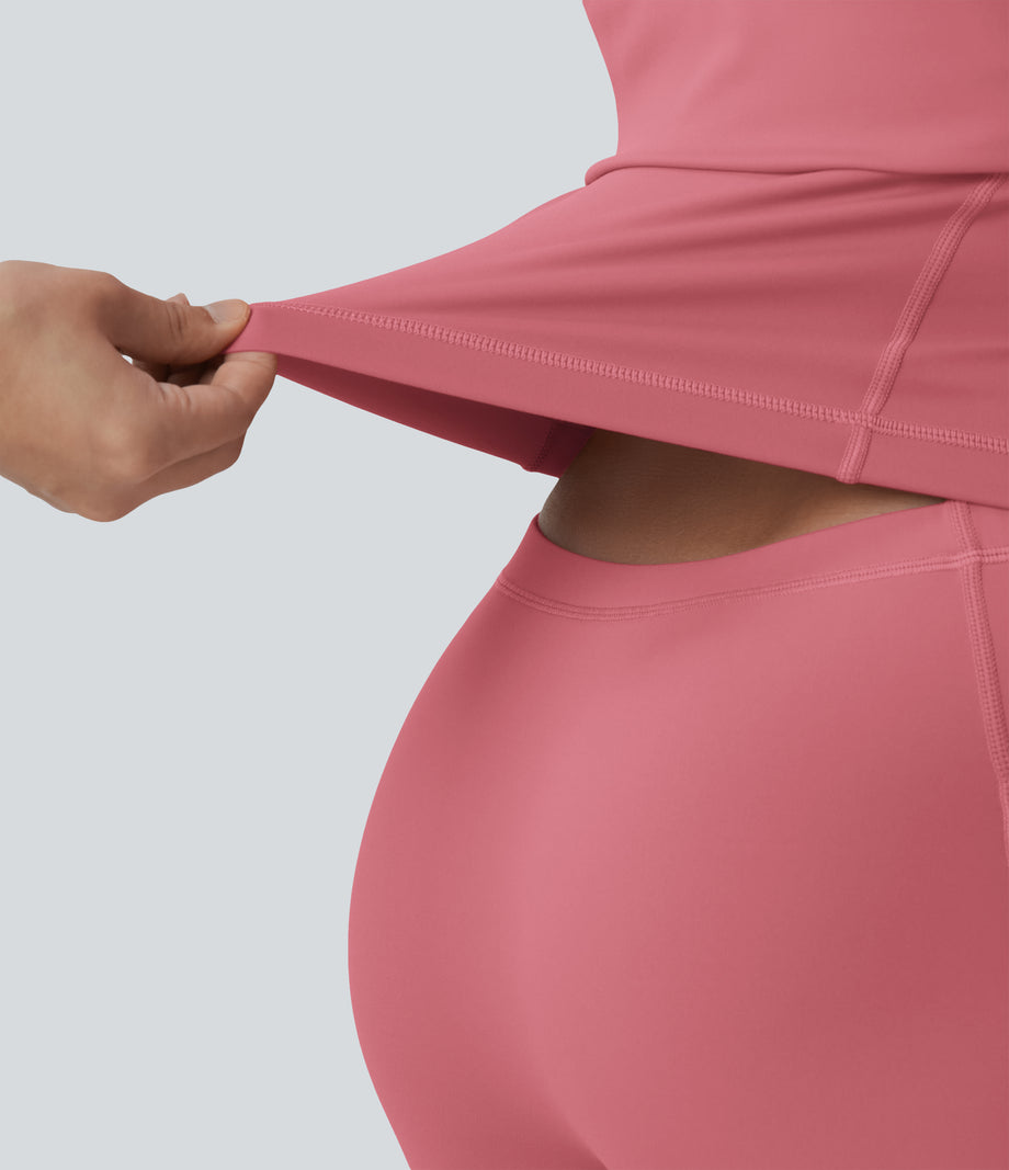 Softlyzero™ Plush Backless Active Dress-Easy Peezy Edition DD-F - Begonia Rouge