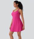 SoftlyZero™ Plush Active Dress-Longer Length-Easy Peezy Edition DD-F Cups - Fuchsia Purple