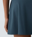 Flare Mini Dance Active Dress-Longer Length - Majolica Blue