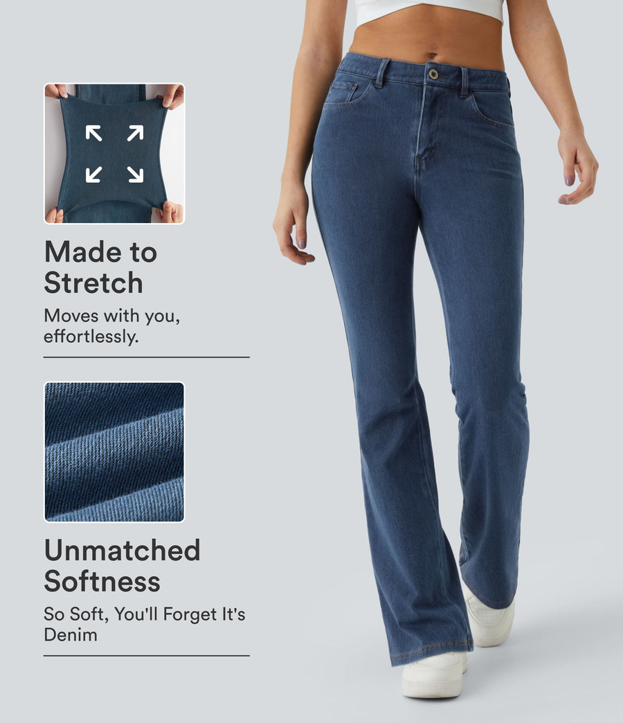 Celeste L'Amour Flex™ Mid Rise Pockets Casual Bootcut Jeans