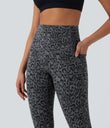 Halara UltraSculpt™ Leopard Print High Waisted Tummy Control Yoga Leggings with Pockets - Shadow Leopard