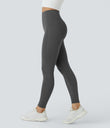 Halara UltraSculpt™ High Waisted Butt Lifting Tummy Control Pocket Shaping Workout Leggings - Volcanic Ash