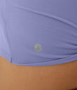 Double Straps Cropped Yoga Tank Top - Baby Lavender