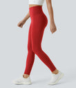 Halara UltraSculpt™ High Waisted Tummy Control Pocket Shaping Training Leggings - Aura Orange