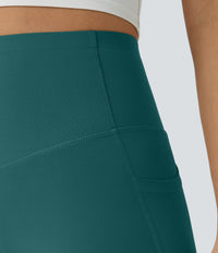 Halara UltraSculpt™ High Waisted Butt Lifting Tummy Control Pocket Shaping Workout Leggings - June Bug