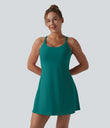 Softlyzero™ Plush Backless Active Dress-Easy Peezy Edition DD-F - Quetzal Green