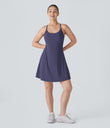 SoftlyZero™ Plush Backless Active Dress-Longer Length-Easy Peezy Edition - Peacoat