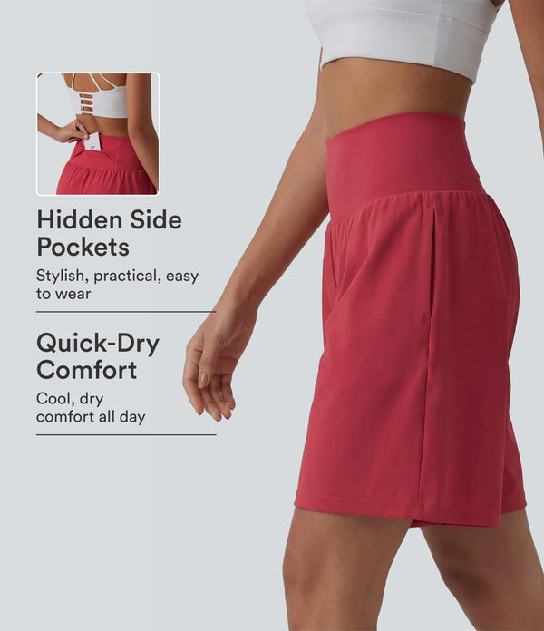 SoftlyZero™ Airy Super High Waisted 2-in-1 Cool Touch Yoga Shorts 9