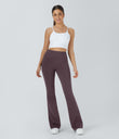 DayStretch High Waisted Pocket Flare Yoga Leggings - Dusky Evening purple