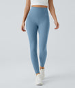 Halara UltraSculpt™ High Waisted Tummy Control Pocket Shaping Training Leggings - Whale Blue