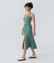 Everyday Midi Chill Dress-La Land - Blue Spruce