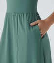 Everyday Midi Chill Dress-La Land - Blue Spruce