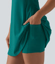 Softlyzero™ Plush Backless Active Dress-Easy Peezy Edition DD-F - Quetzal Green
