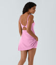 SoftlyZero™ Plush Double Straps 2-Piece Pocket Slip Dance Active Dress A-D Cups - Nosegay