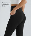 Halara UltraSculpt™ High Waisted Tummy Control Pocket Shaping Training Capri Leggings - Black