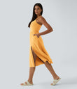 Everyday Midi Chill Dress-La Land - Warm Apricot