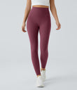 Halara UltraSculpt™ High Waisted Tummy Control Pocket Shaping Training Leggings - Evening Red