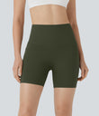 Halara UltraSculpt™ High Waisted Butt Lifting Tummy Control Pocket Shaping Training Biker Shorts 5'' - Deep Woodland Green