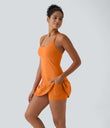 SoftlyZero™ Plush Backless Active Dress-Easy Peezy Edition - Sun Orange