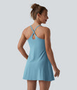 Softlyzero™ Plush Backless Active Dress-Easy Peezy Edition DD-F - Warm Mid Blue