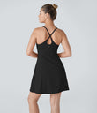 SoftlyZero™ Plush Backless Active Dress-Longer Length-Easy Peezy Edition - Black