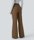 Halara Flex™ DayStretch High Waisted Pocket Work Flare Pants - Sepia