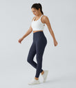 Halara UltraSculpt™ High Waisted Tummy Control Pocket Shaping Training Leggings - Mood Indigo
