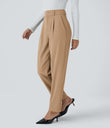 Halara Flex™ High Waisted Pocket Solid Work Tapered Pants - Cartouche