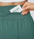 SoftlyZero™ Airy Super High Waisted 2-in-1  Cool Touch Yoga Shorts 5'' with Pockets-Longer Length - Blue Spruce