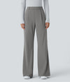 Halara Flex™ DayStretch High Waisted Pocket Work Flare Pants - Silent Storm