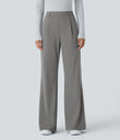 Halara Flex™ DayStretch High Waisted Pocket Work Flare Pants - Silent Storm