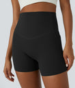 Halara UltraSculpt™ High Waisted Tummy Control Side Pocket Shaping Training Biker Shorts 5'' - Black