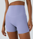 Halara UltraSculpt™ High Waisted Tummy Control Side Pocket Shaping Training Biker Shorts 5'' - Baby Lavender