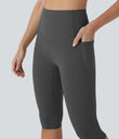 Halara UltraSculpt™ High Waisted Tummy Control Pedal Pusher Yoga Leggings with Pockets - Volcanic Ash