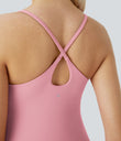 SoftlyZero™ Plush Backless Active Dress - Lemonade Pink