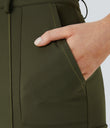 DayStretch High Waisted Zipper Pockets Solid Skinny Cargo Pants - Forest Night