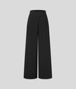 Halara Flex™ High Waisted Body Sculpt Waist-Slimming Pocket Wide Leg Micro Waffle Work Pants - Black