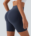Halara UltraSculpt™ High Waisted Scrunch Butt Lifting Tummy Control Side Pocket Shaping Workout Biker Shorts 7'' - Mood Indigo