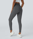 OneForm Seamless Flow High Waisted Ruched 7/8 Yoga Leggings - Eiffel Tower