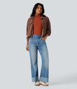 Halara HeatCore Turtleneck Long Sleeve Thumb Hole Casual Warming Top - Rooibos Tea